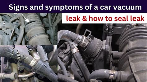 test seal leakage vacuum|symptoms of vacuum leak in engine.